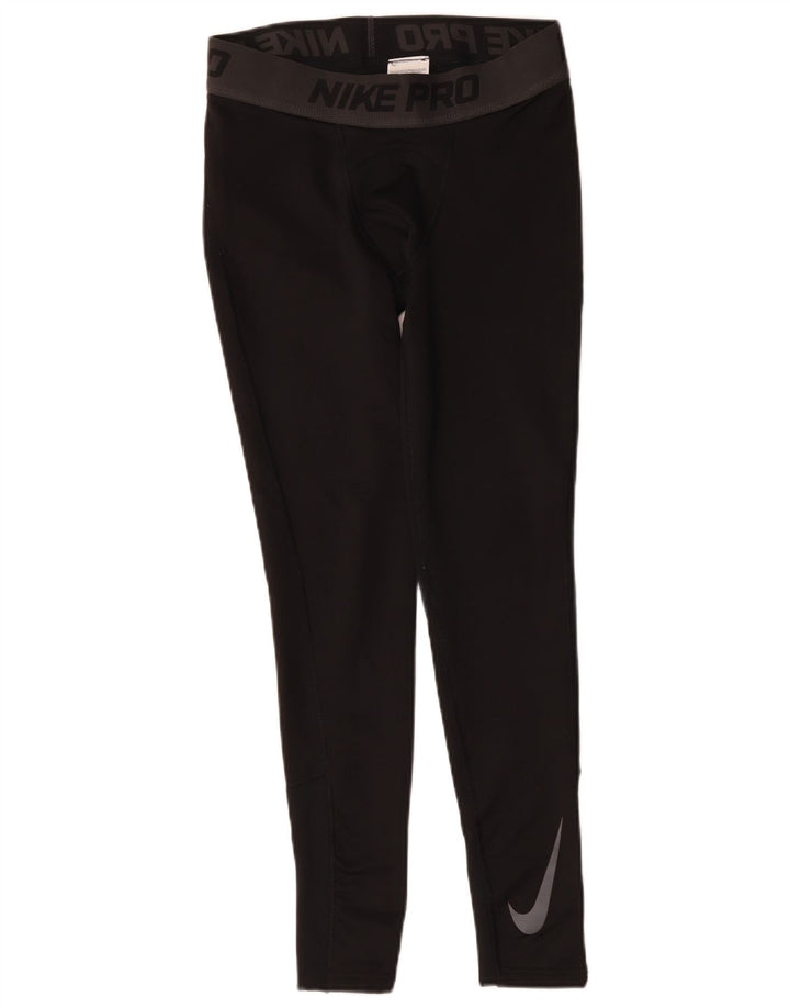 Leggings Nike da uomo medio nero in poliestere