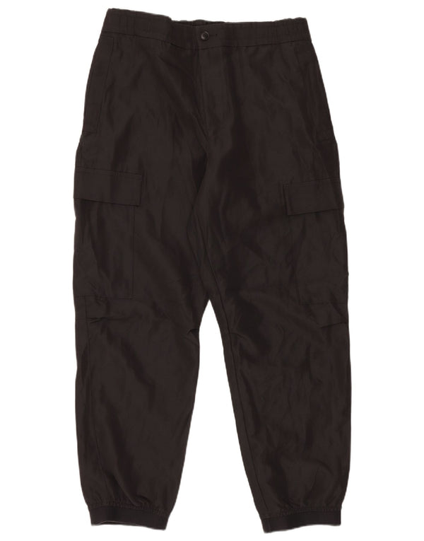 Pantaloni cargo da jogging da uomo Hugo Boss W34 L30 poliestere nero