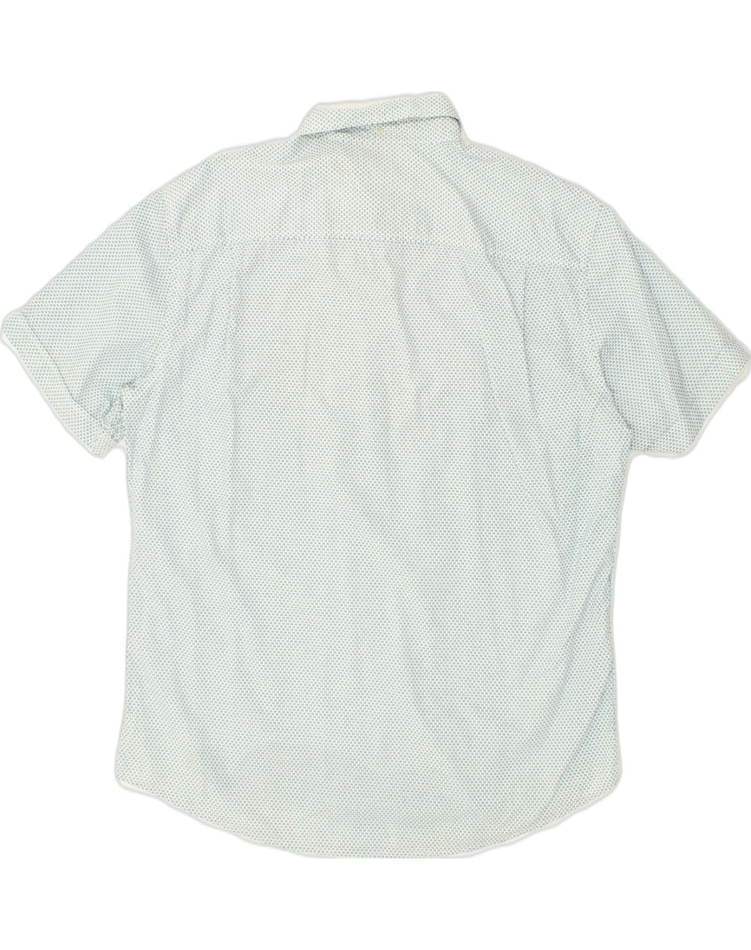 GAP Mens Short Sleeve Shirt Large Blue Spotted Cotton | Vintage Gap | Thrift | Second-Hand Gap | Used Clothing | Messina Hembry 