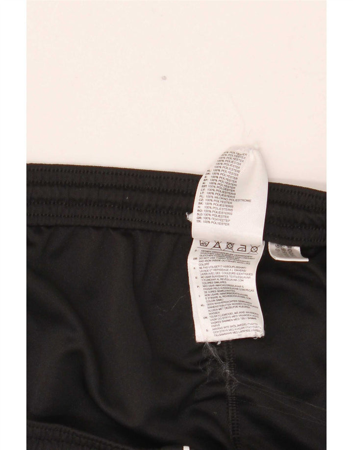 Pantaloncini sportivi Adidas Climalite da uomo grandi in poliestere nero