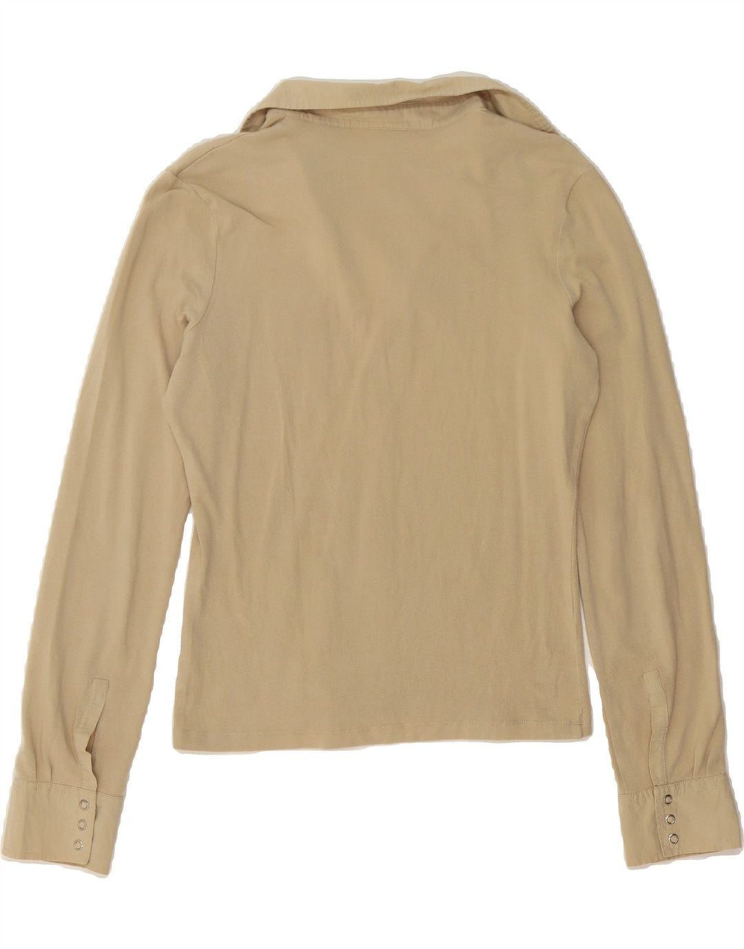 CALVIN KLEIN JEANS Womens Pullover Shirt UK 16 Large Beige Cotton Vintage Calvin Klein Jeans and Second-Hand Calvin Klein Jeans from Messina Hembry 