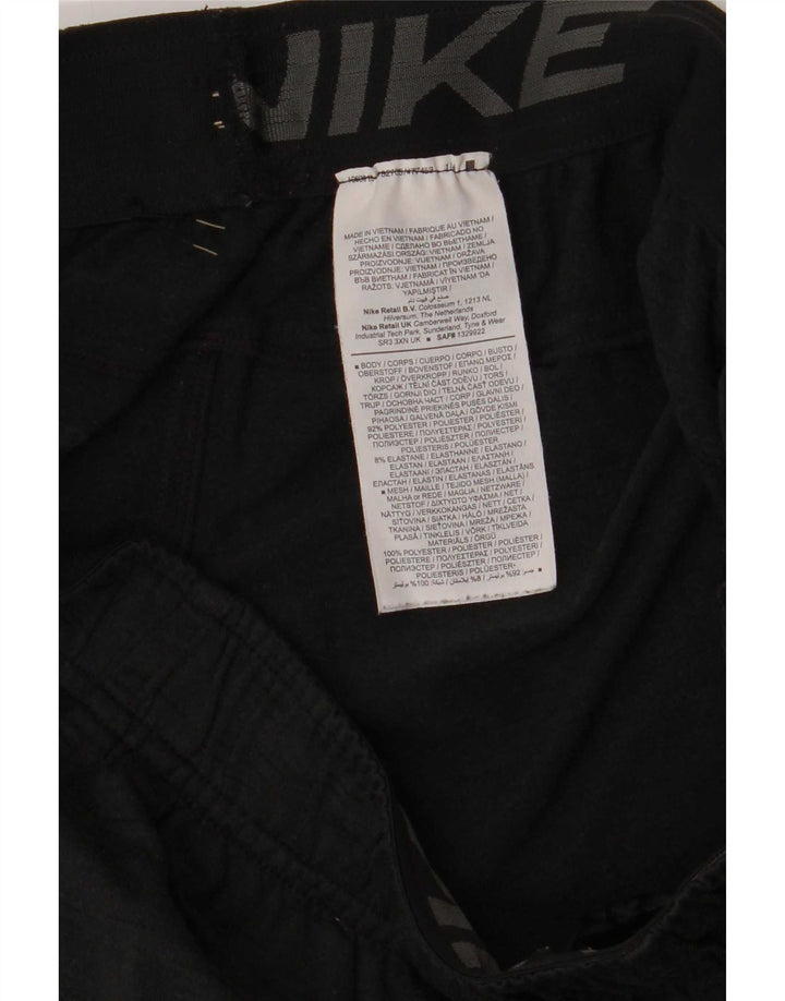 Pantaloncini sportivi Nike Dri Fit da uomo piccoli in poliestere chiazzato grigio