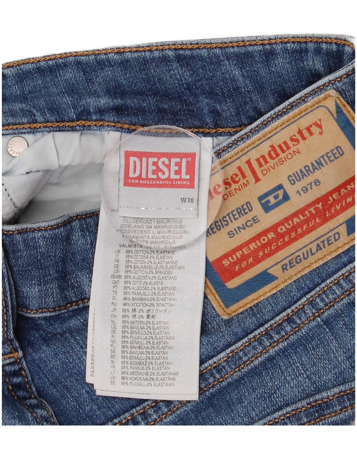 Jeans Capri da uomo Diesel W30 L21 cotone blu