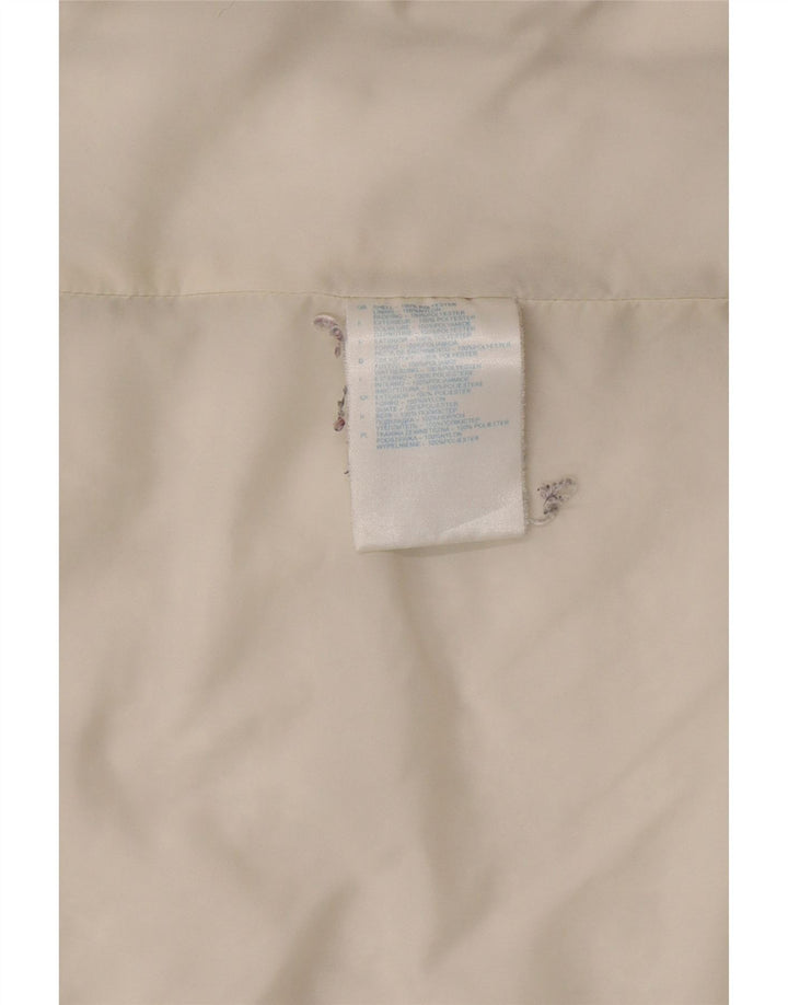 Giacca a vento da donna Reebok UK 16 Large White Poliestere Sports
