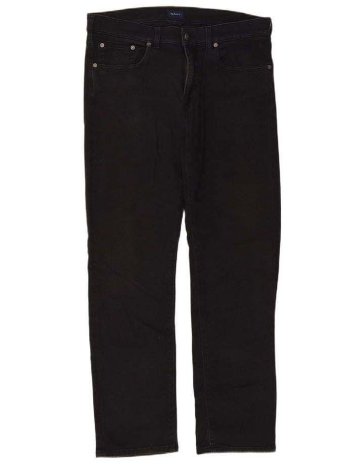 Jeans dritti da uomo Gant W34 L32 neri