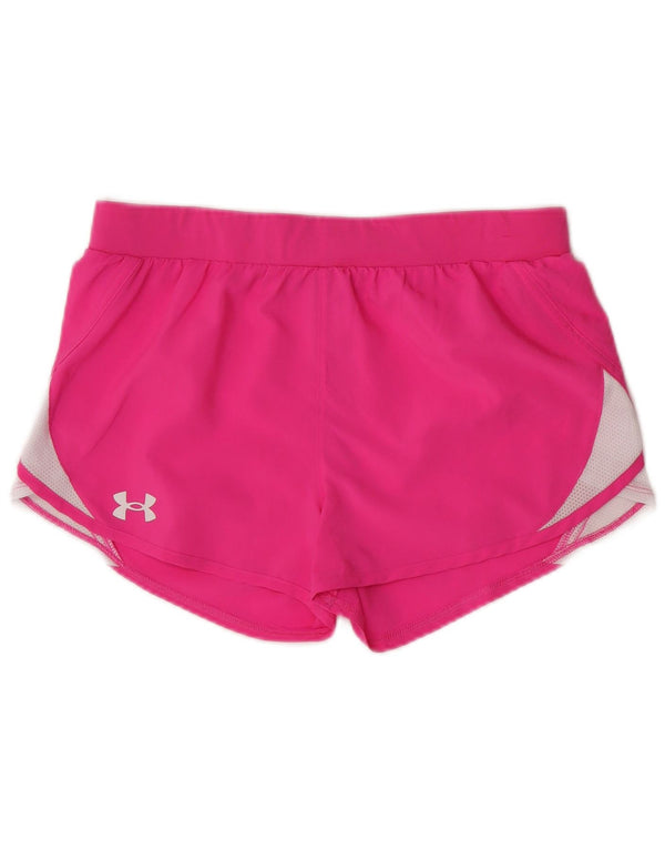 Pantaloncini sportivi Under Armour per ragazze 11-12 anni Large Pink Colourblock