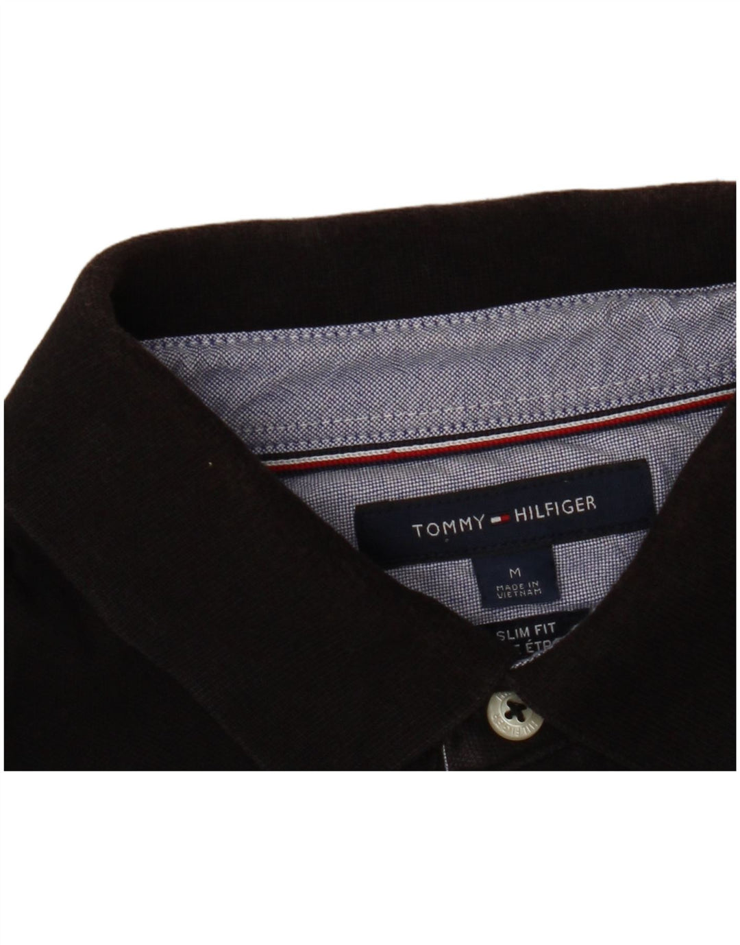 TOMMY HILFIGER Polo da uomo slim fit media nera