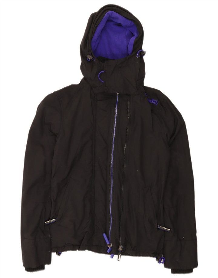 Giacca a vento da donna Superdry The Windcheater Graphic UK 2 2XS Nera