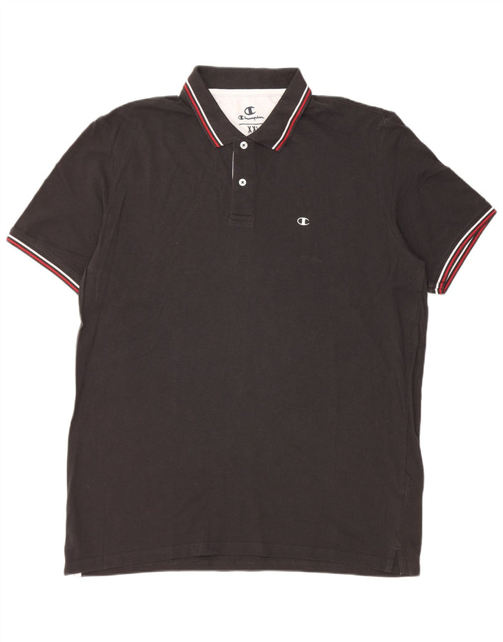 Polo da uomo Champion 2XL cotone nero