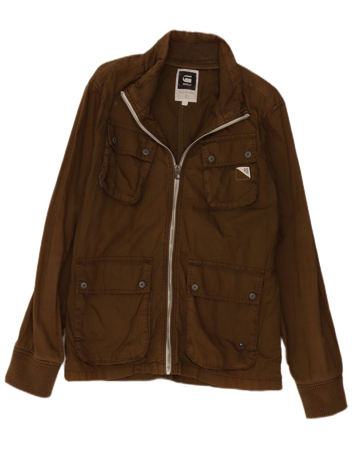 Giacca utility da uomo G-STAR UK 40 grande cotone kaki