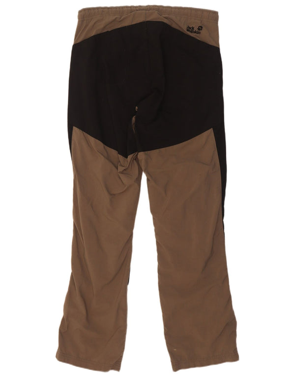 Pantaloni da trekking da uomo Jack Wolfskin Medium W32 L33 Marrone Colourblock