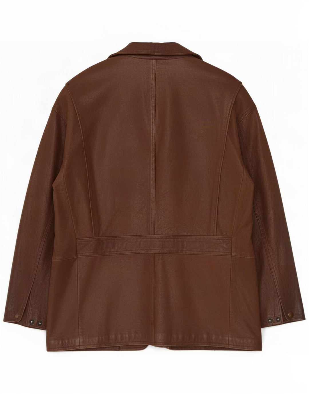 Fratelli Rossetti Cappotto in pelle da uomo IT 56 3XL Marrone