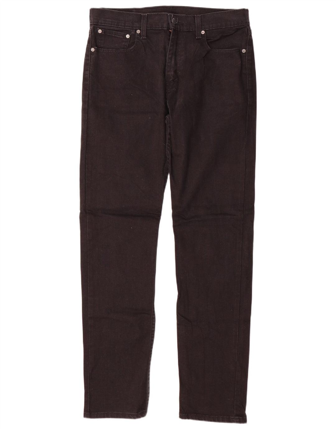 Levi's Uomo 502 Jeans affusolati W33 L34 Cotone nero