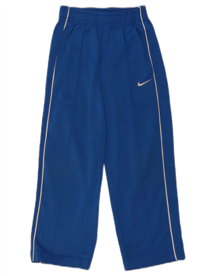 Pantaloni della tuta da ragazzo Nike 4-5 anni in poliestere blu
