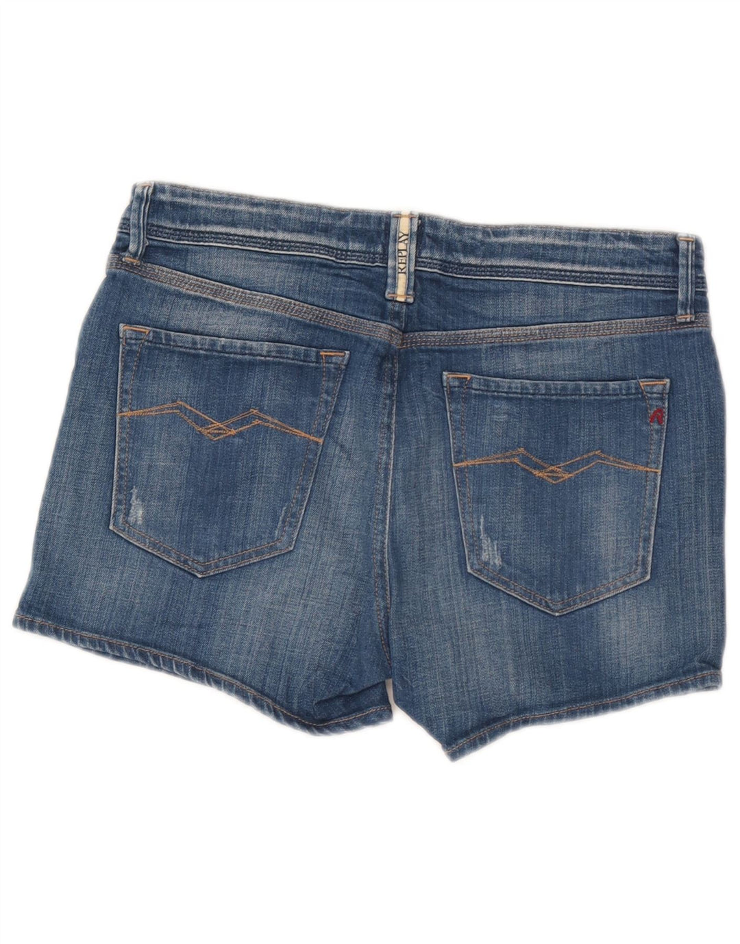 Pantaloncini di jeans da donna Replay W27 piccoli blu
