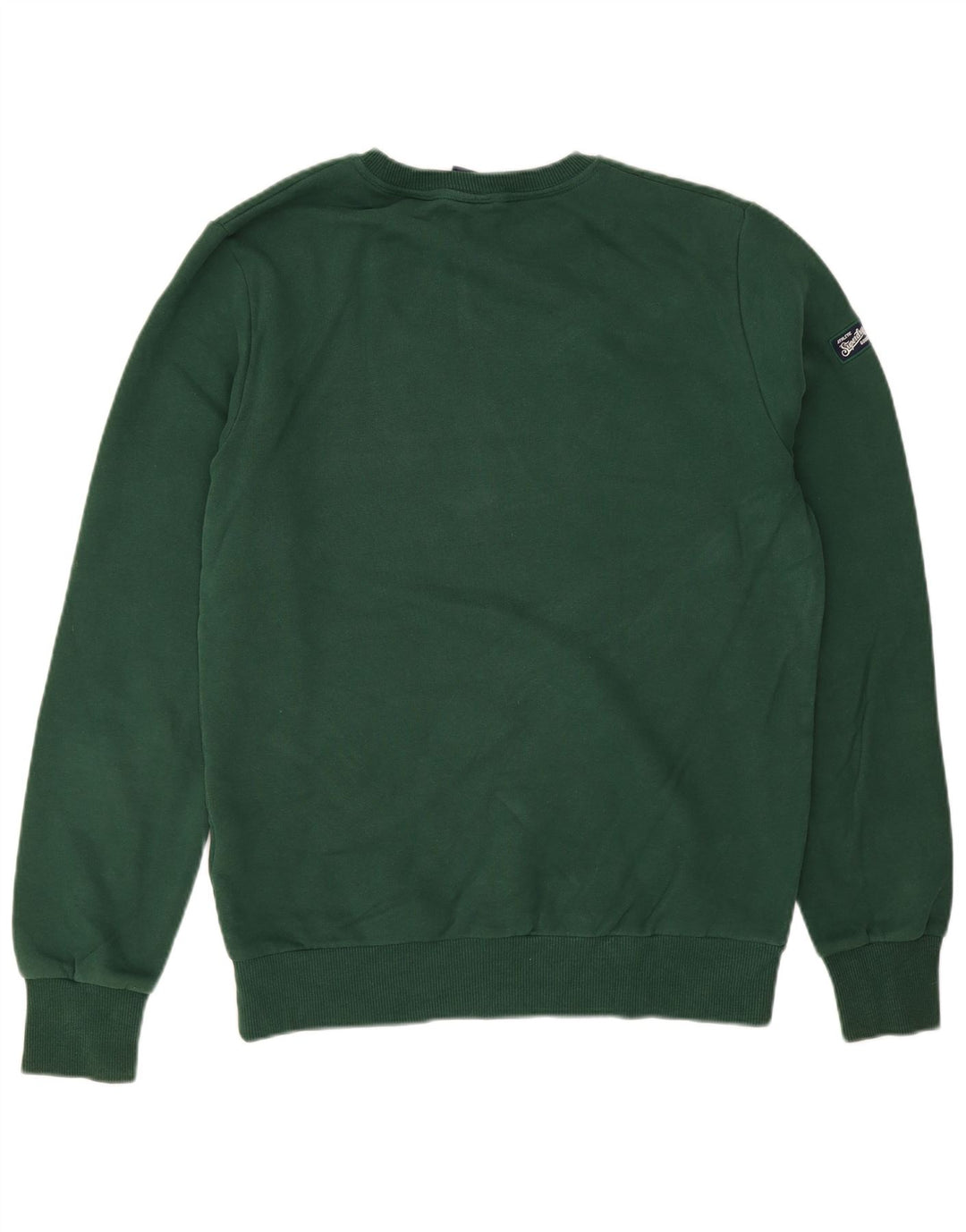 Felpa grafica da uomo Superdry Maglione grande cotone verde
