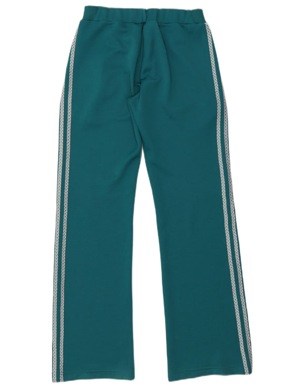 Pantaloni da tuta da donna Adidas UK 14 Large Verde Poliestere