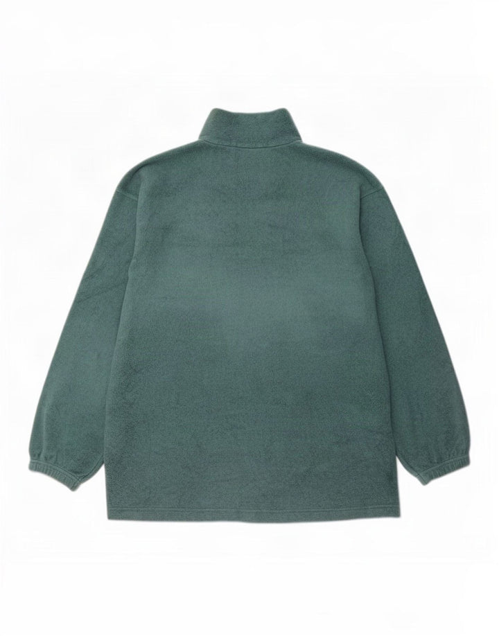 Maglione in pile da uomo con zip e collo Invicta 2XL verde poliestere