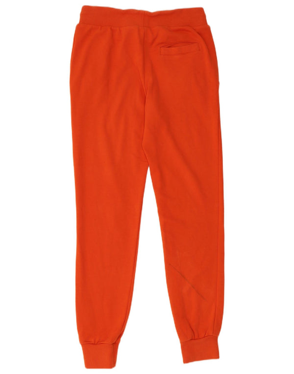 Pantaloni da tuta da donna Adidas Joggers UK 12 cotone arancione medio