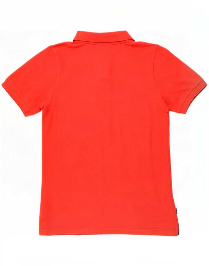 Polo Adidas da uomo piccola in cotone rosso