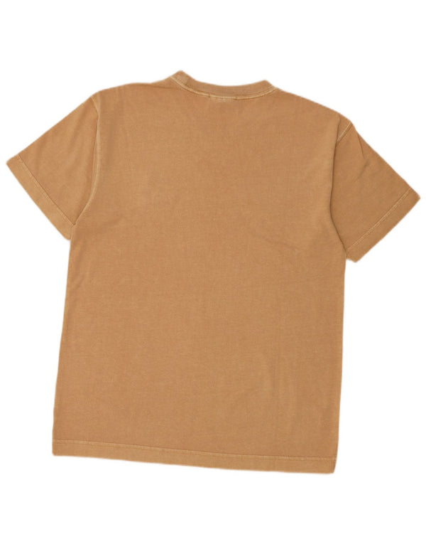 CARHARTT Mens T-Shirt Top XS Beige Cotton