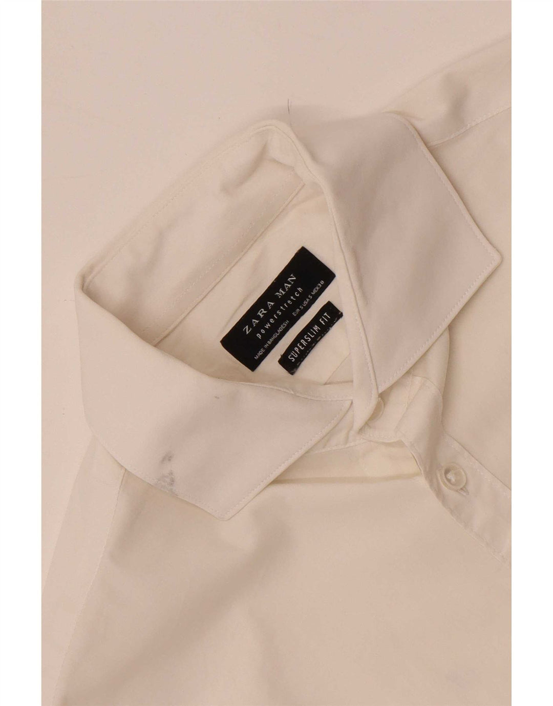 Camicia Zara da uomo super slim fit piccola bianca