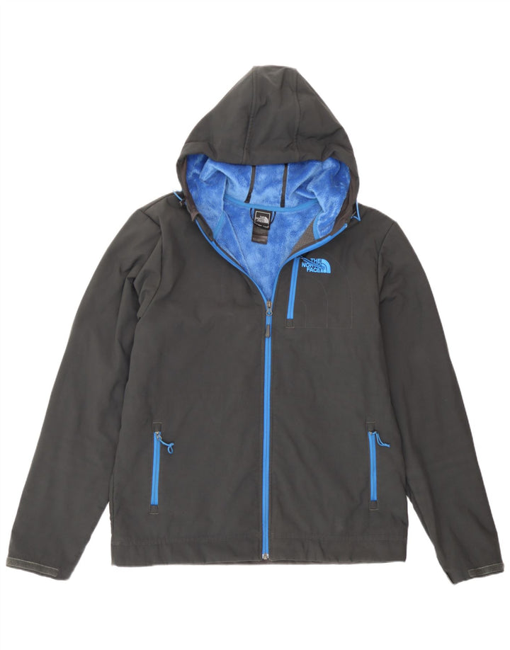 Giacca a vento con cappuccio da uomo The North Face UK 40 Large Grigio Poliestere