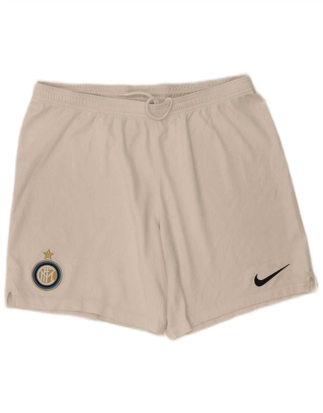 Pantaloncini sportivi NIKE Inter da uomo, grandi, bianchi, in poliestere