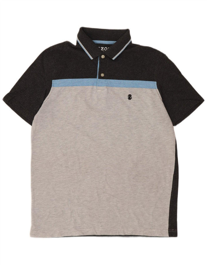 Polo da uomo slim fit Izod color grigio medio