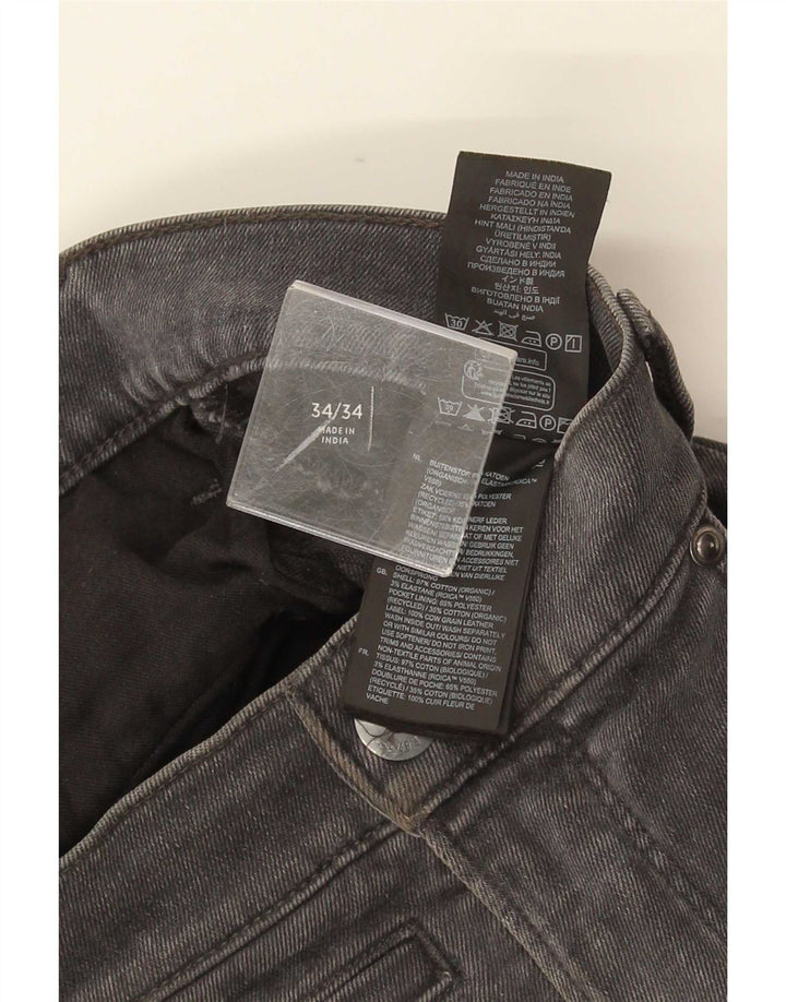 Jeans slim da uomo G-Star W34 L34 cotone grigio