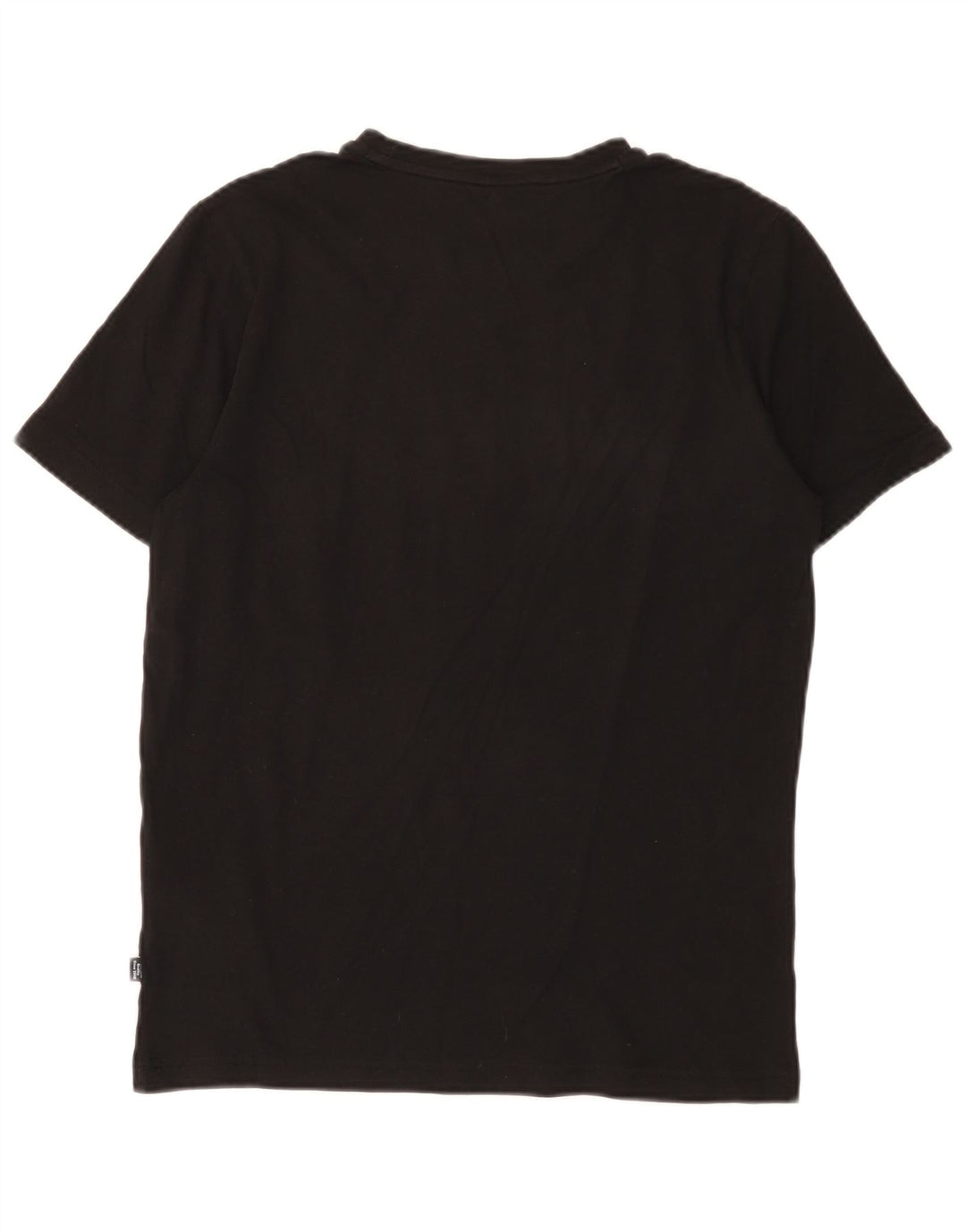T-shirt grafica da uomo Puma Top Small in cotone nero