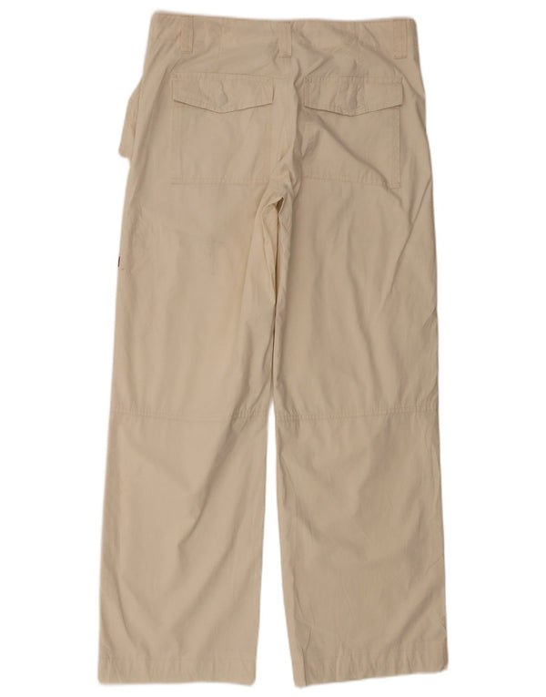 Pantaloni cargo dritti da uomo Diadora medi W32 L29 in cotone beige