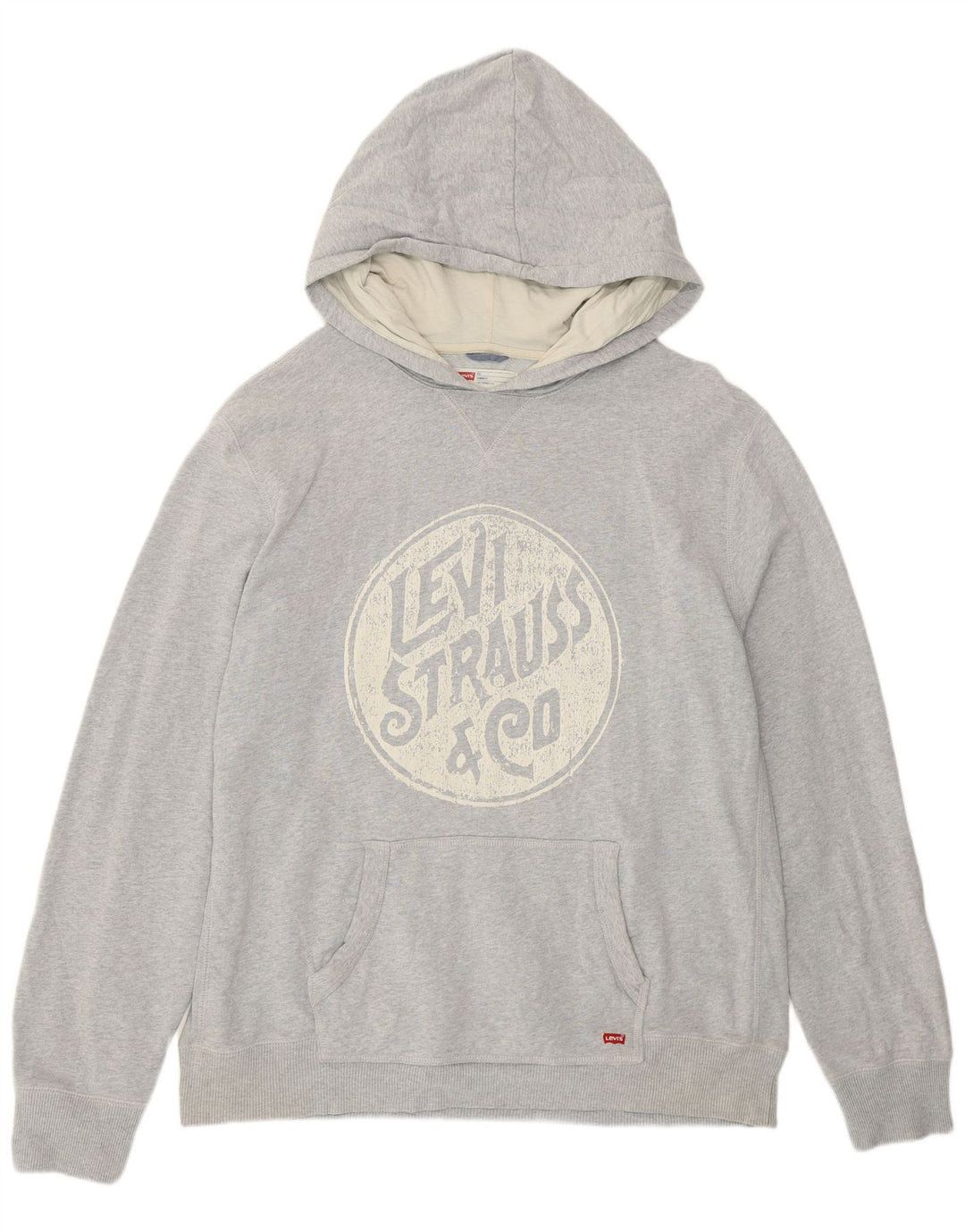 Maglione con cappuccio da uomo Levi's Graphic Standard Fit 2XL Grigio