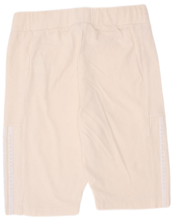 Pantaloncini sportivi Adidas bambina 11-12 anni in cotone beige