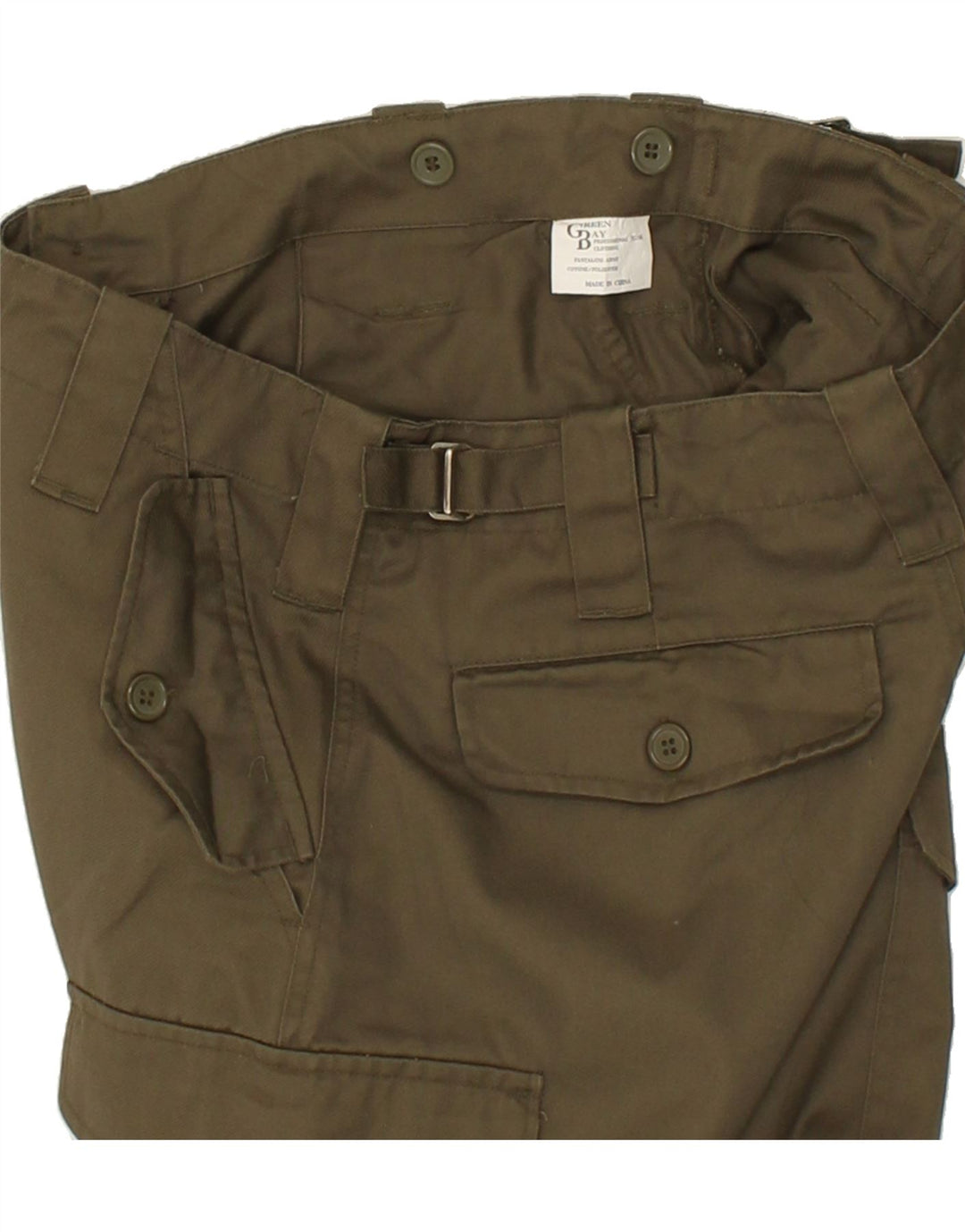 Pantaloni cargo dritti da uomo VINTAGE W30 L30 Cachi