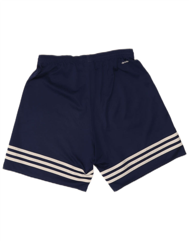 Pantaloncini sportivi ADIDAS Climalite da uomo medio blu navy