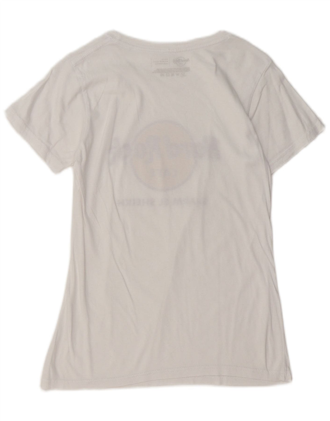 T-shirt grafica da donna HARD ROCK CAFE UK 10 piccola bianca