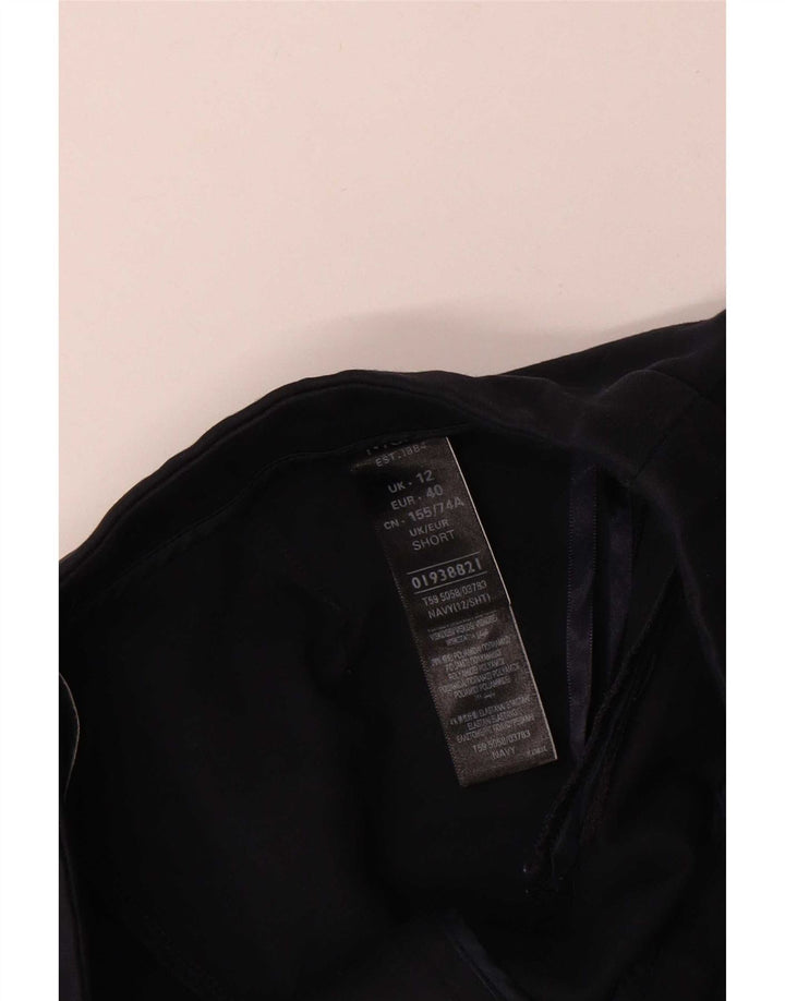 Pantaloni corti da donna Marks & Spencer UK 12 medi W30 L25 Blu navy