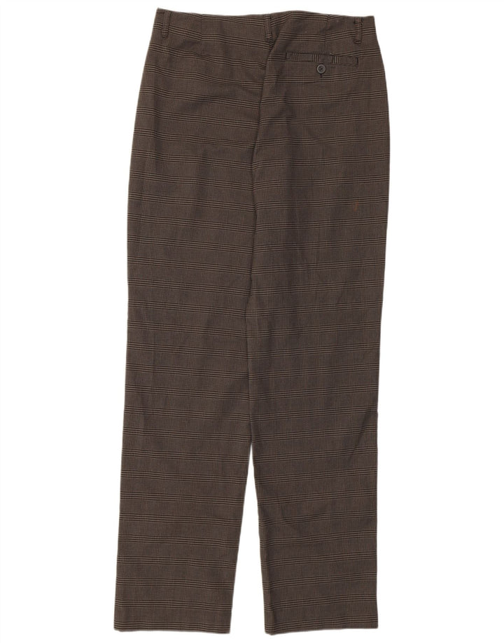 Pantaloni casual dritti da donna Dockers W28 L30 pied de poule marroni