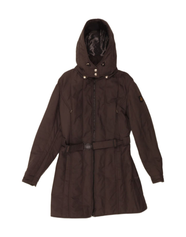 Cappotto imbottito con cappuccio da donna Refrigiwear IT 46 Large in nylon kaki