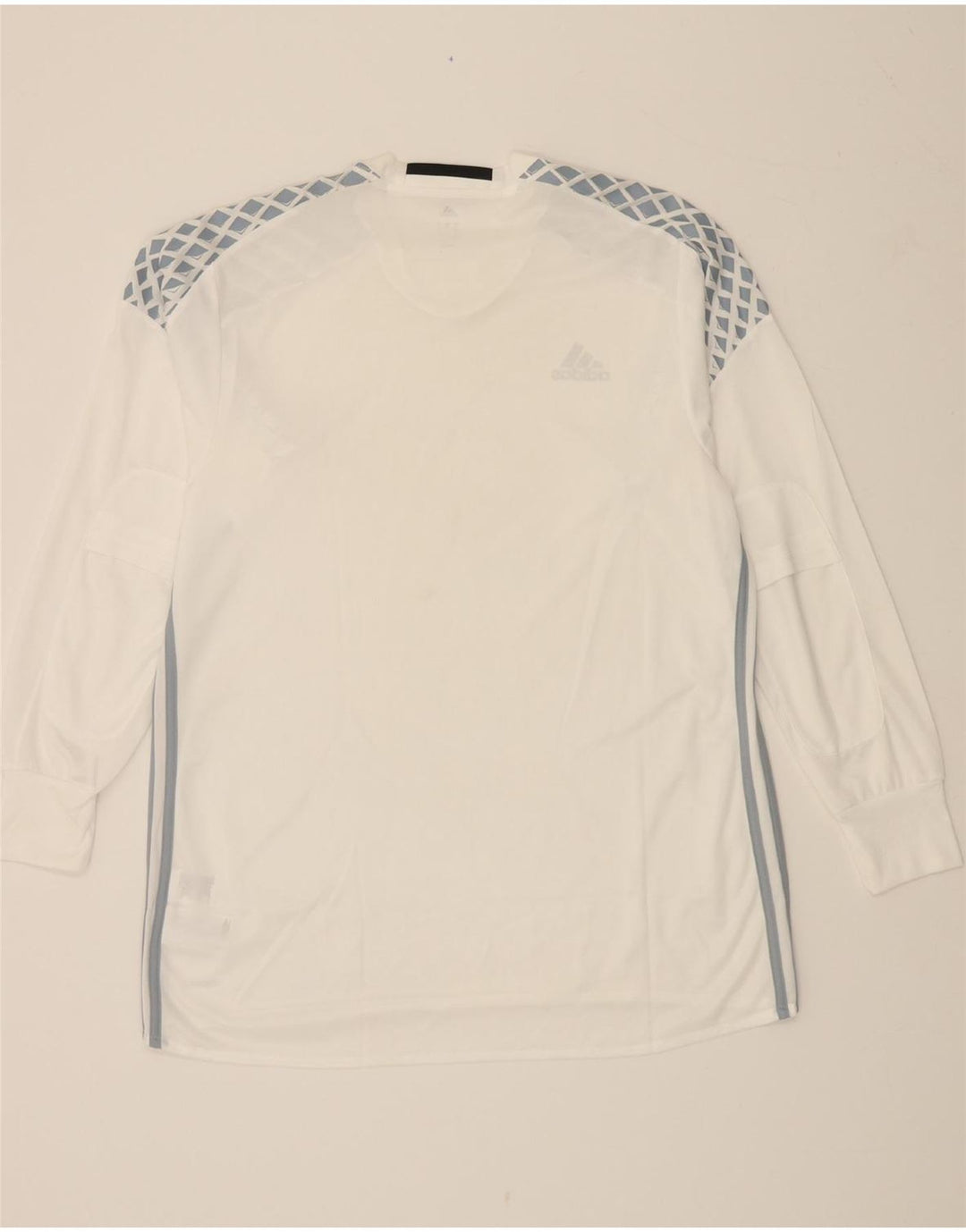 ADIDAS Adizero Graphic Top da uomo manica lunga XL poliestere bianco