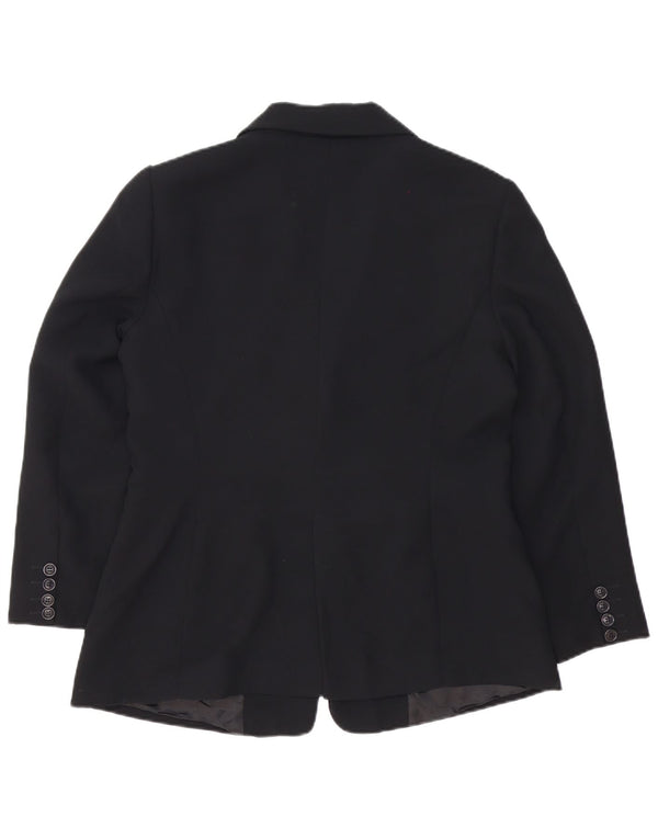 Giacca blazer a 2 bottoni da donna Zara EU 44 XL poliestere nero