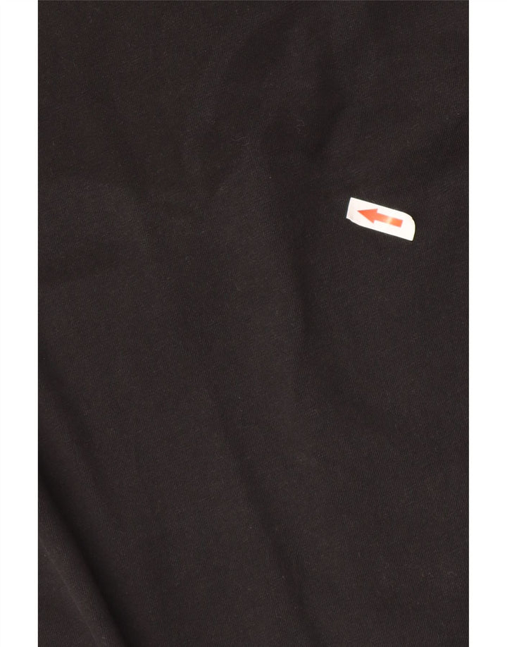 Cos Top da uomo a maniche lunghe in cotone grigio grande