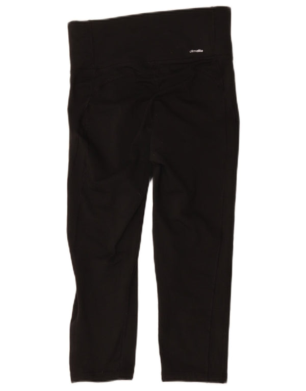 Leggings Adidas Climalite Capri da donna UK 8/10 piccolo nero