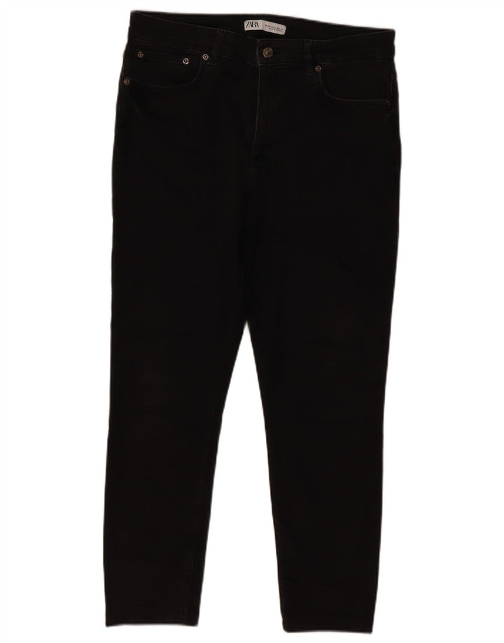 Jeans slim da donna Zara EU 44 XL W34 L24 Nero