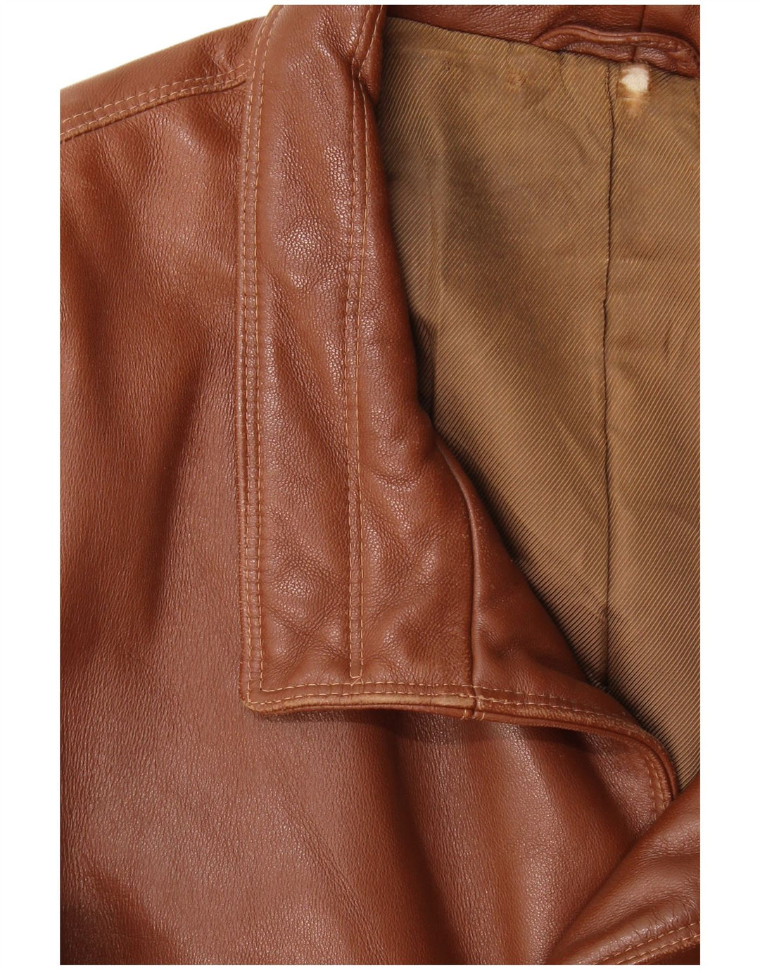 Giacca in pelle da uomo Scout UK 40 grande marrone