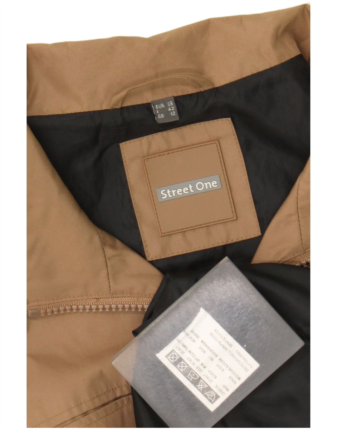 Giubbotto bomber da donna Street One UK 12 Poliestere marrone medio