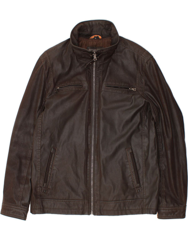 Giacca in pelle da uomo DNR IT 56 3XL Pelle marrone