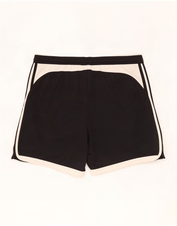 Pantaloncini sportivi Adidas Climalite da uomo, grandi, in poliestere color block nero