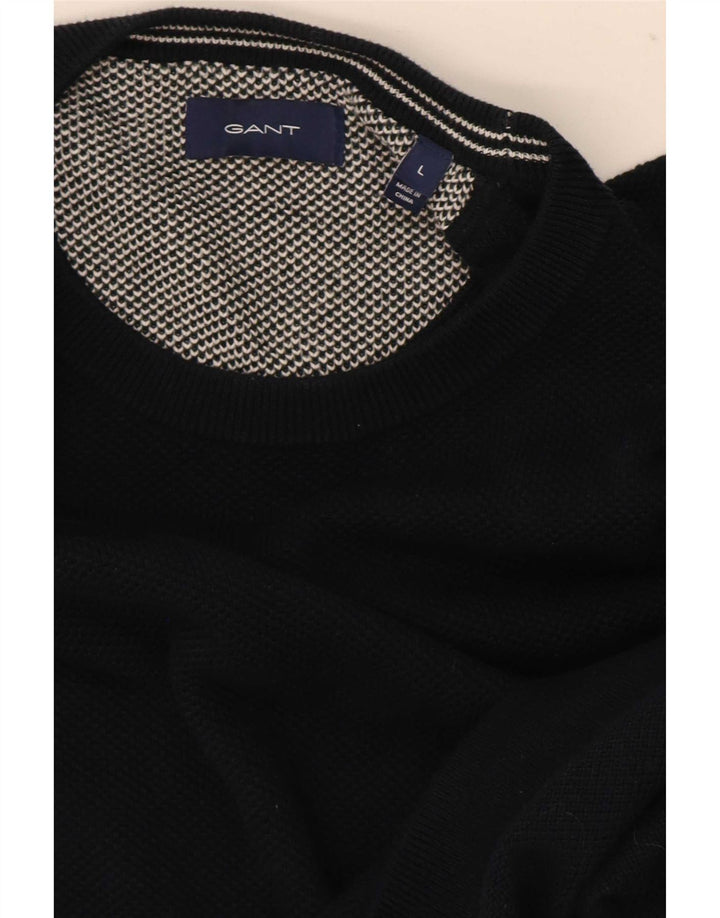 Gant Uomo Maglione Girocollo Maglione Grande Blu Navy